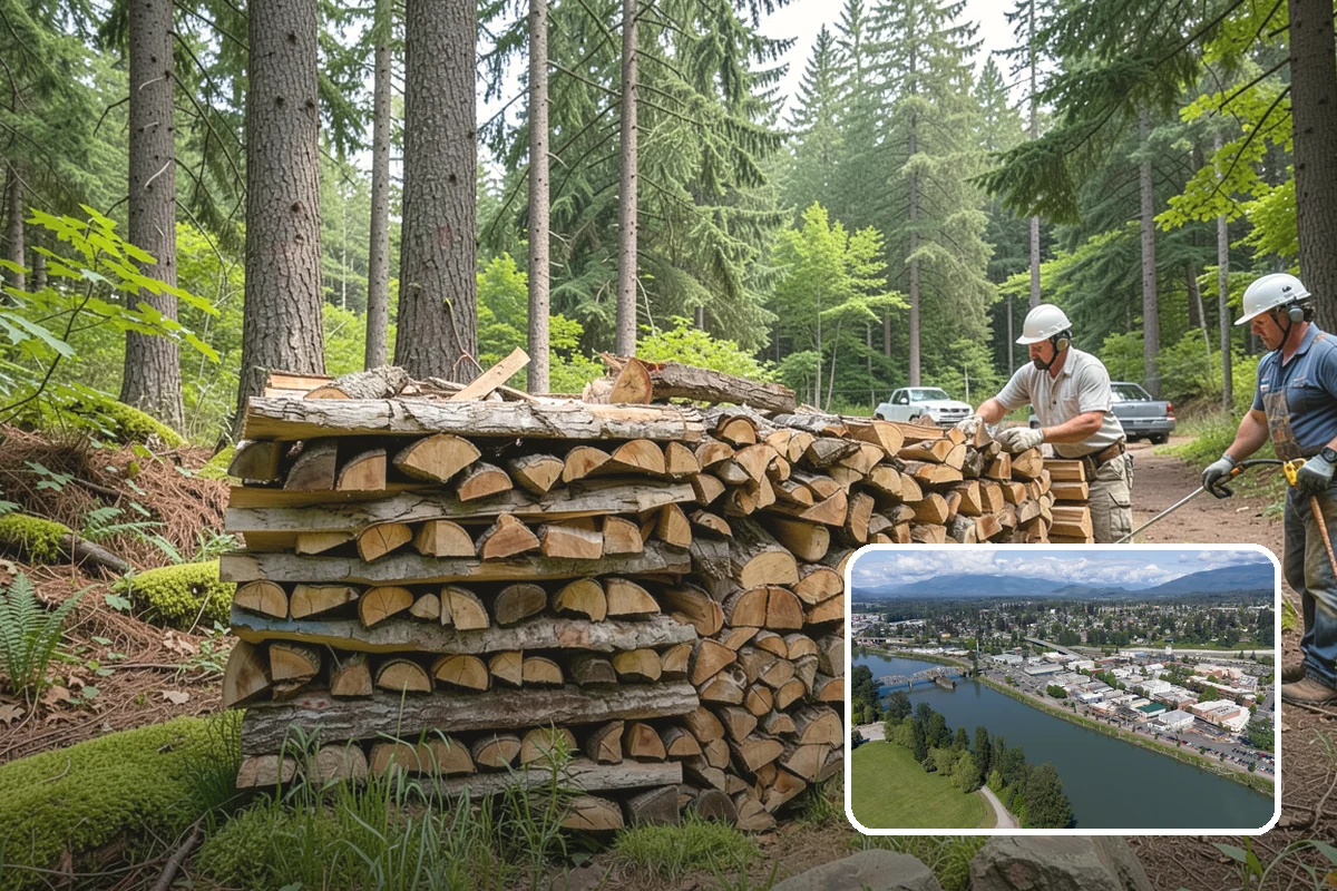 Winter Firewood Delivery in Mount Vernon, Skagit County, WA - Keeps your rack stocked through the coldest months