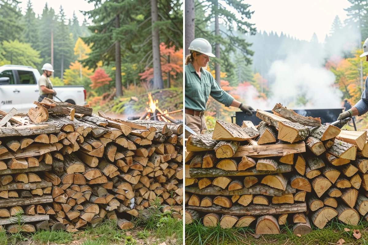 Winter Firewood Delivery in Mount Vernon, Skagit County, WA - Set up your winter delivery quantity and schedule