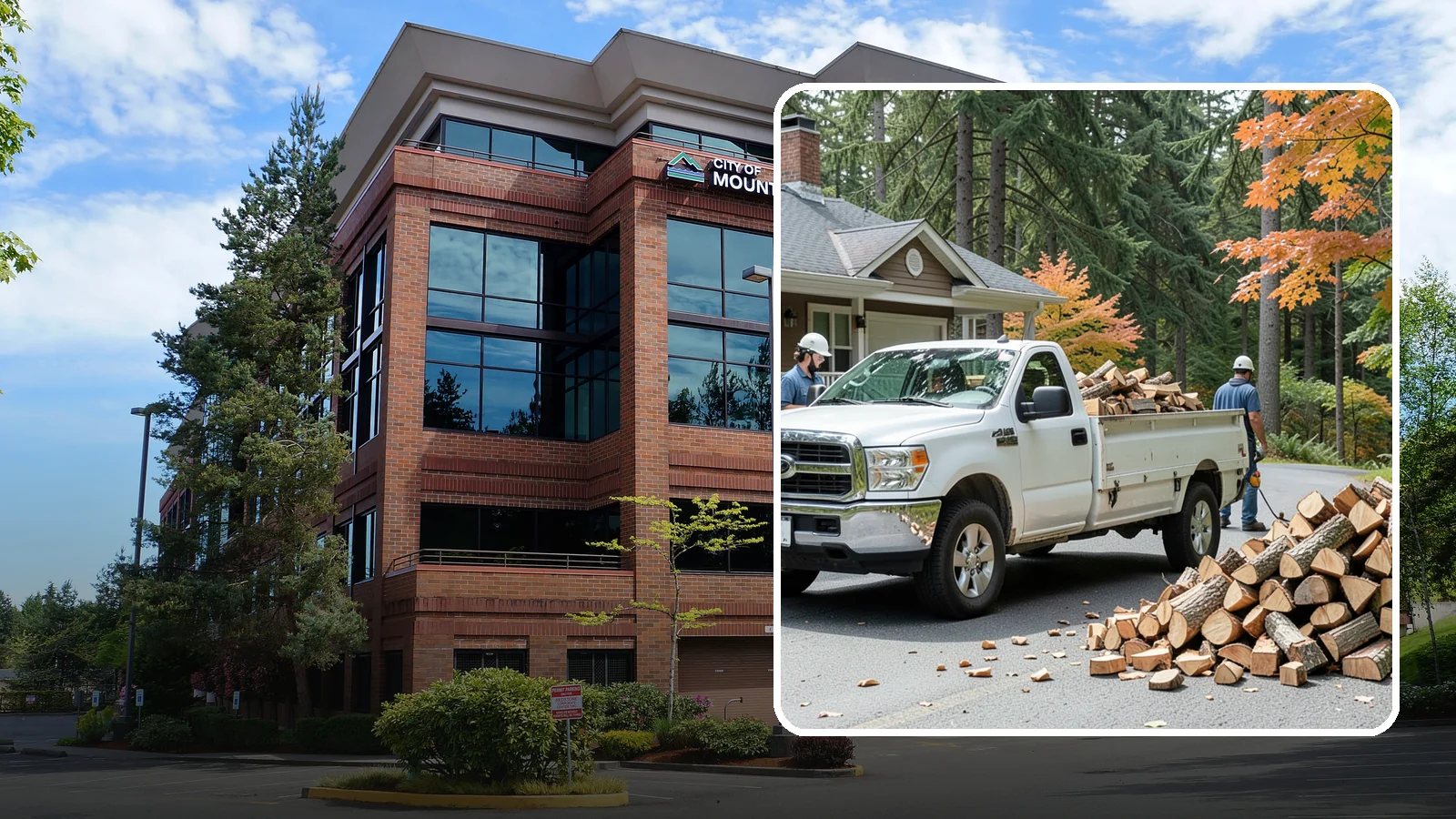 Winter Firewood Delivery in Mountlake Terrace, Snohomish County, WA - Through the heart of the Pacific Northwest cold season, we keep your rack stocked with dry wood you can burn tonight.