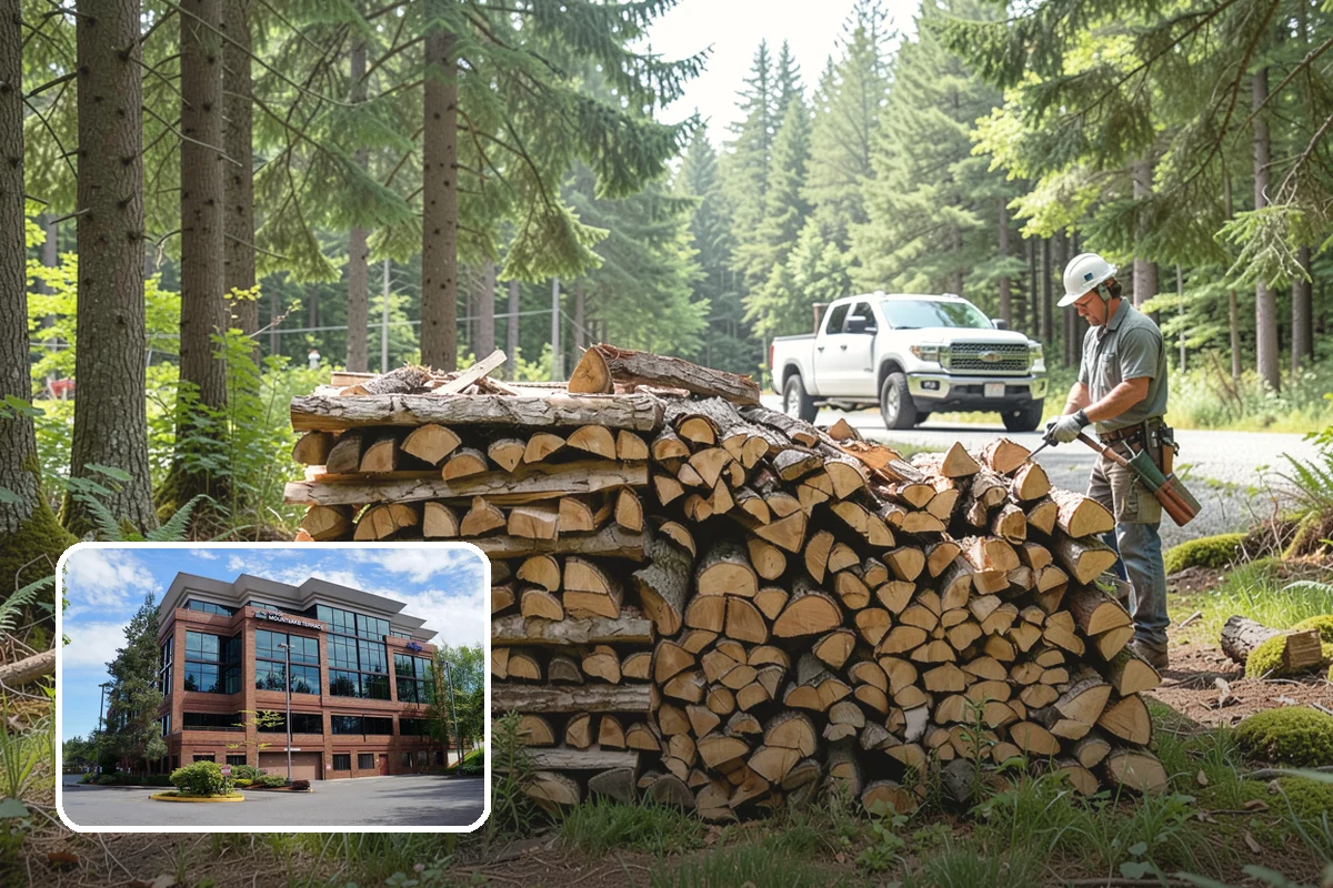 Winter Firewood Delivery in Mountlake Terrace, Snohomish County, WA - Keeps your rack stocked through the coldest months