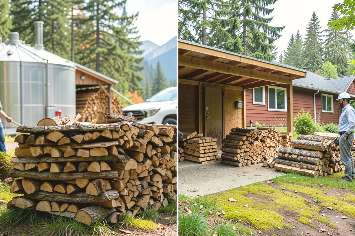 Winter Firewood Delivery in Mountlake Terrace, Snohomish County, WA - Set up your winter delivery quantity and schedule