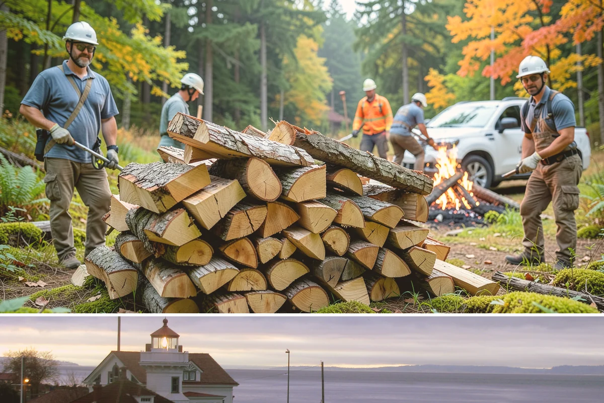 Winter Firewood Delivery in Mukilteo, Snohomish County, WA - This is our peak season from the first hard cold through late winter, so booking early locks in dependable resupply.