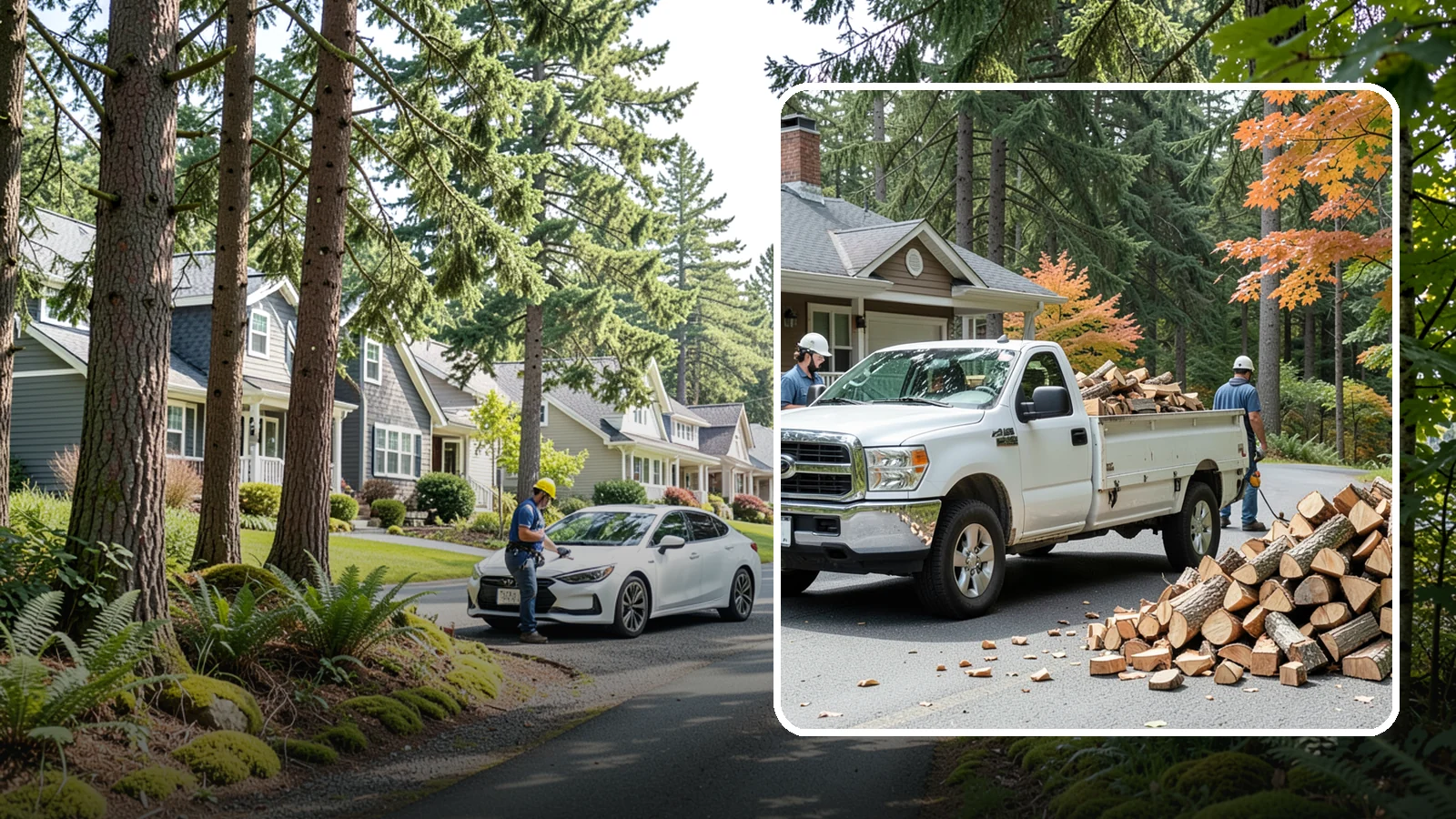 Winter Firewood Delivery in Normandy Park, King County, WA - Through the heart of the Pacific Northwest cold season, we keep your rack stocked with dry wood you can burn tonight.