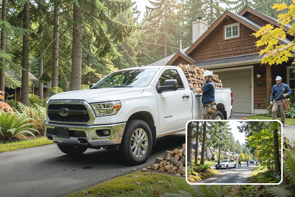 Winter Firewood Delivery in Normandy Park, King County, WA - Keeps your rack stocked through the coldest months