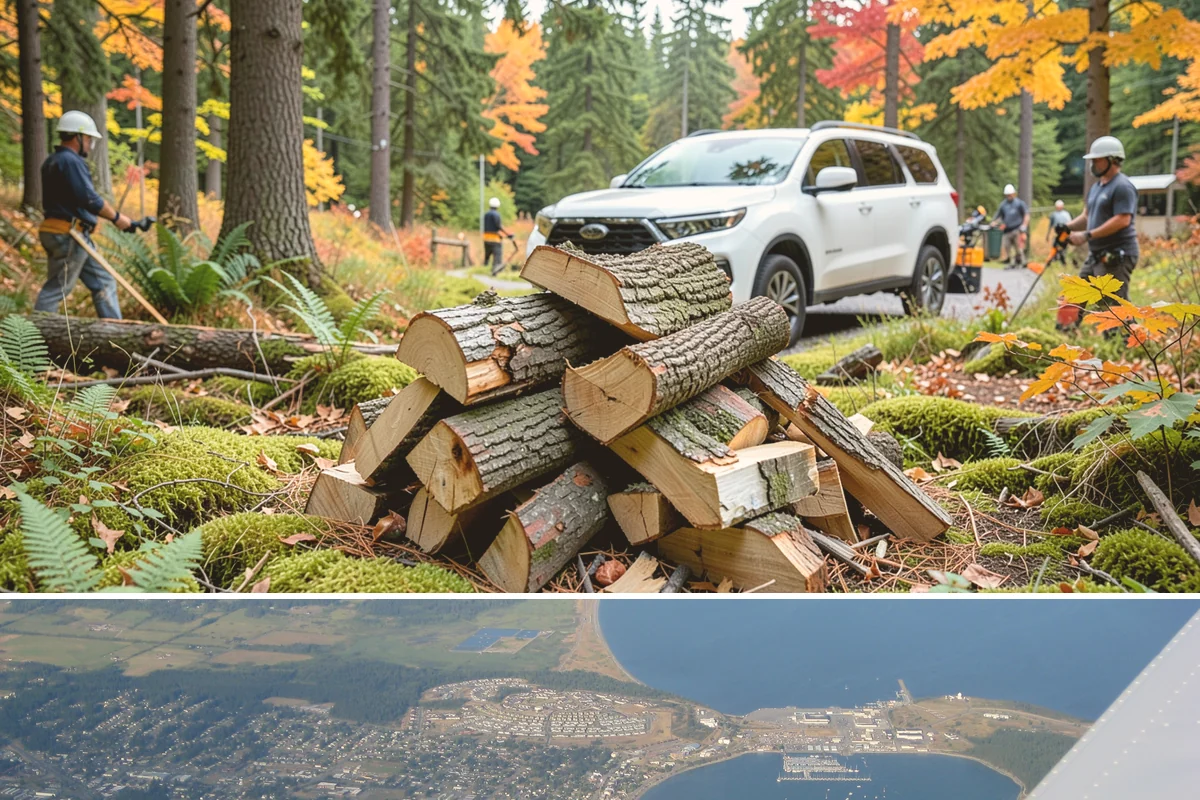 Winter Firewood Delivery in Oak Harbor, Island County, WA - This is our peak season from the first hard cold through late winter, so booking early locks in dependable resupply.