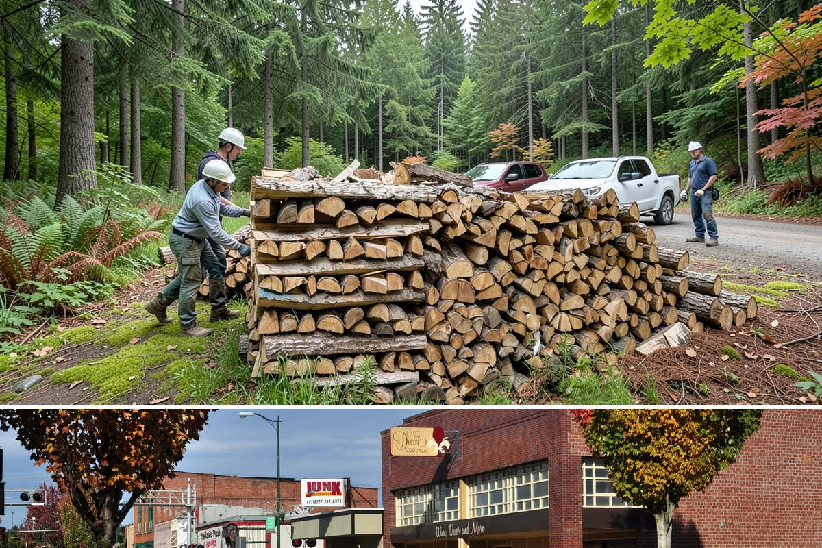 Winter Firewood Delivery in Puyallup, Pierce County, WA - This is our peak season from the first hard cold through late winter, so booking early locks in dependable resupply.