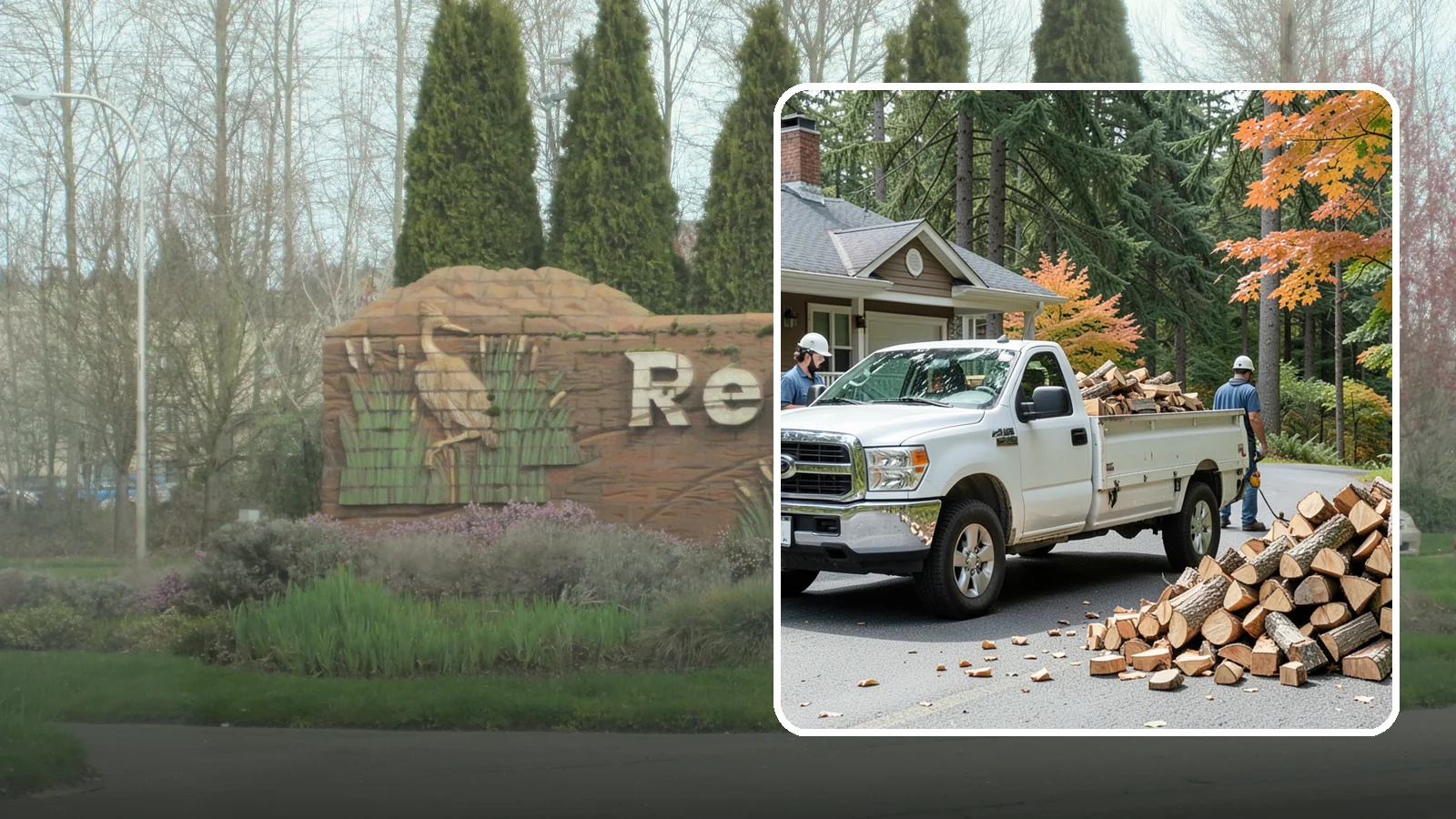 Winter Firewood Delivery in Renton, King County, WA - Through the heart of the Pacific Northwest cold season, we keep your rack stocked with dry wood you can burn tonight.