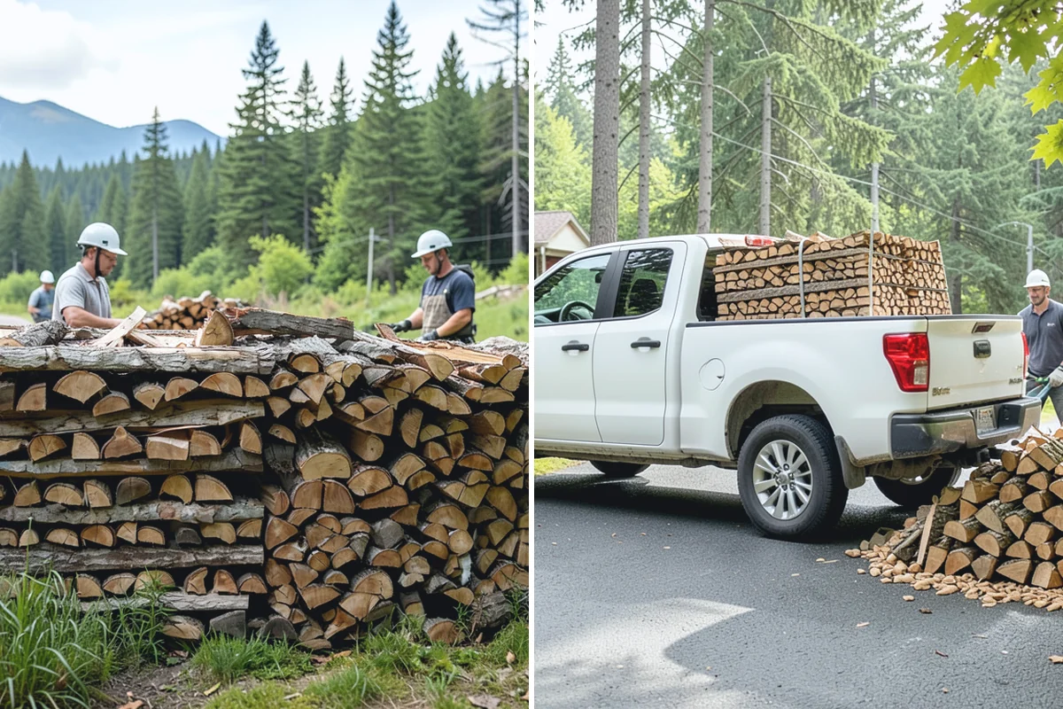 Winter Firewood Delivery in Roy, Pierce County, WA - Set up your winter delivery quantity and schedule