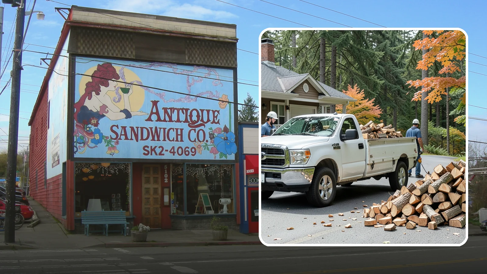 Winter Firewood Delivery in Ruston, Pierce County, WA - Through the heart of the Pacific Northwest cold season, we keep your rack stocked with dry wood you can burn tonight.