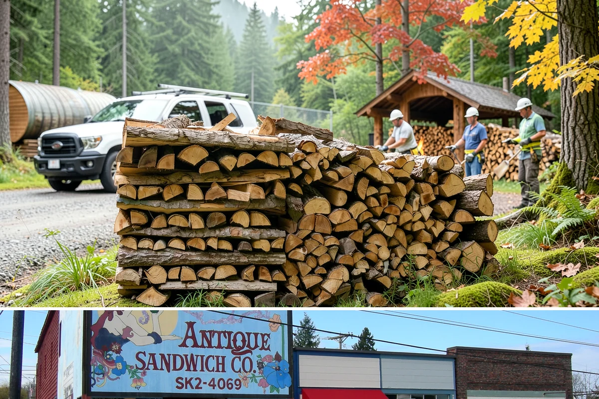 Winter Firewood Delivery in Ruston, Pierce County, WA - This is our peak season from the first hard cold through late winter, so booking early locks in dependable resupply.