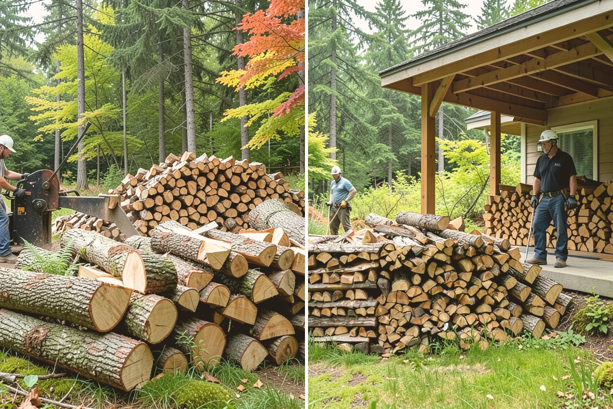 Winter Firewood Delivery in Sammamish, King County, WA - Set up your winter delivery quantity and schedule