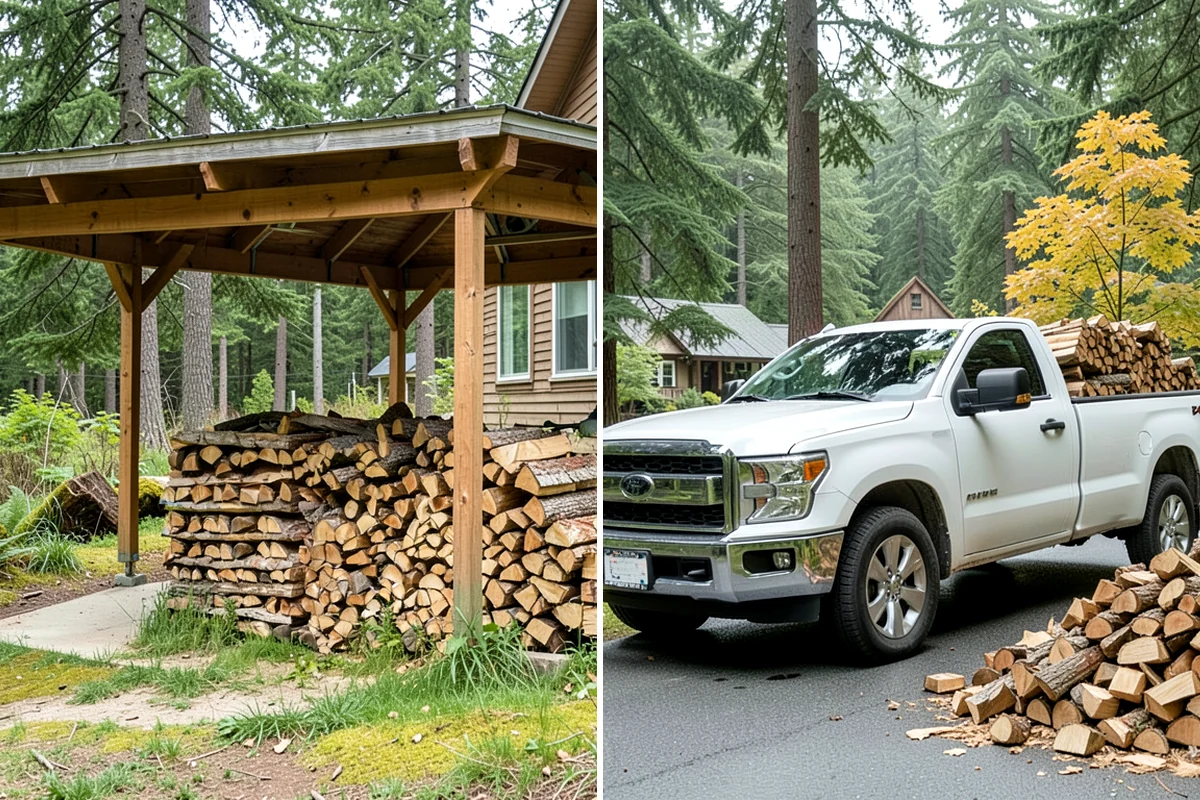 Winter Firewood Delivery in SeaTac, WA - Set up your winter delivery quantity and schedule