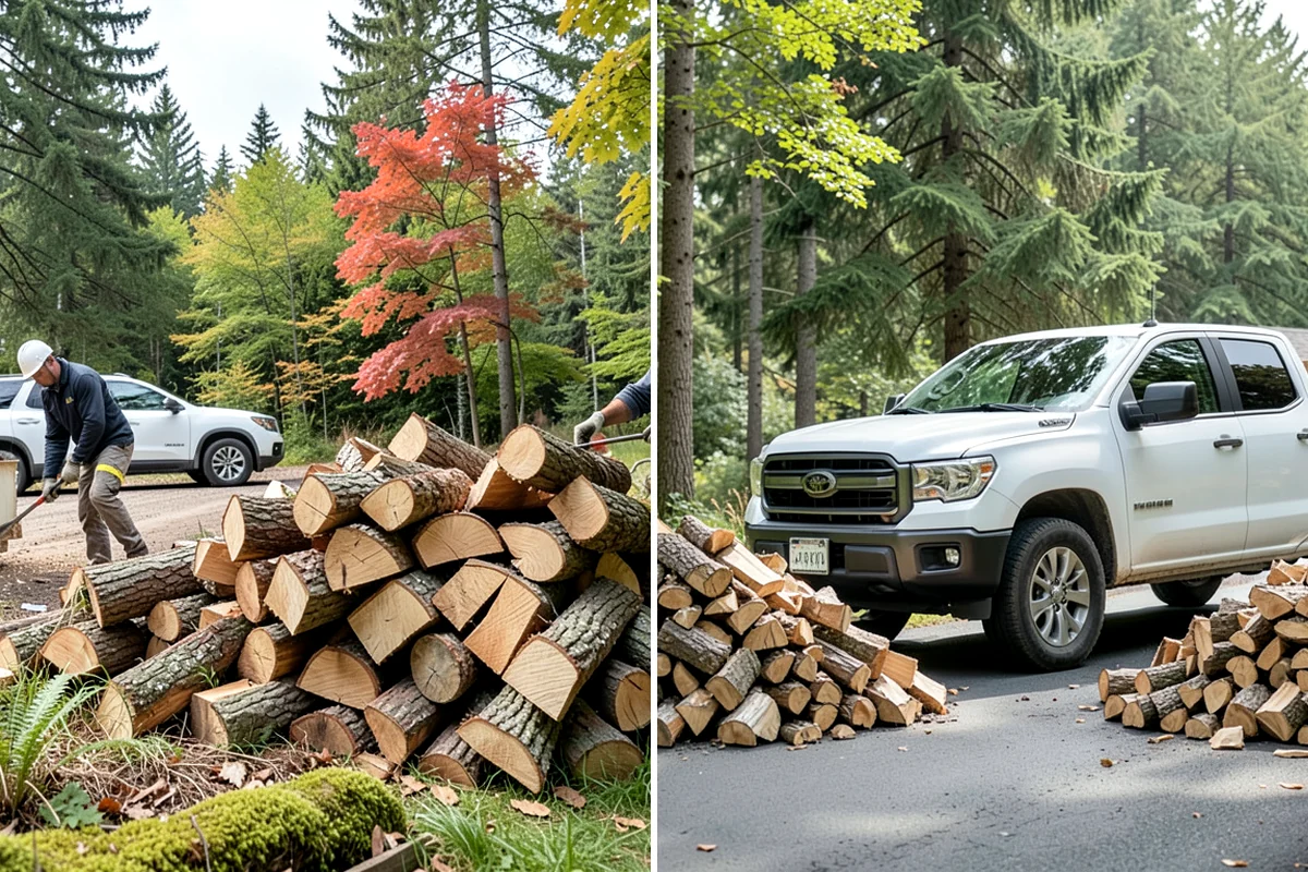 Winter Firewood Delivery in Seattle, King County, WA - Set up your winter delivery quantity and schedule