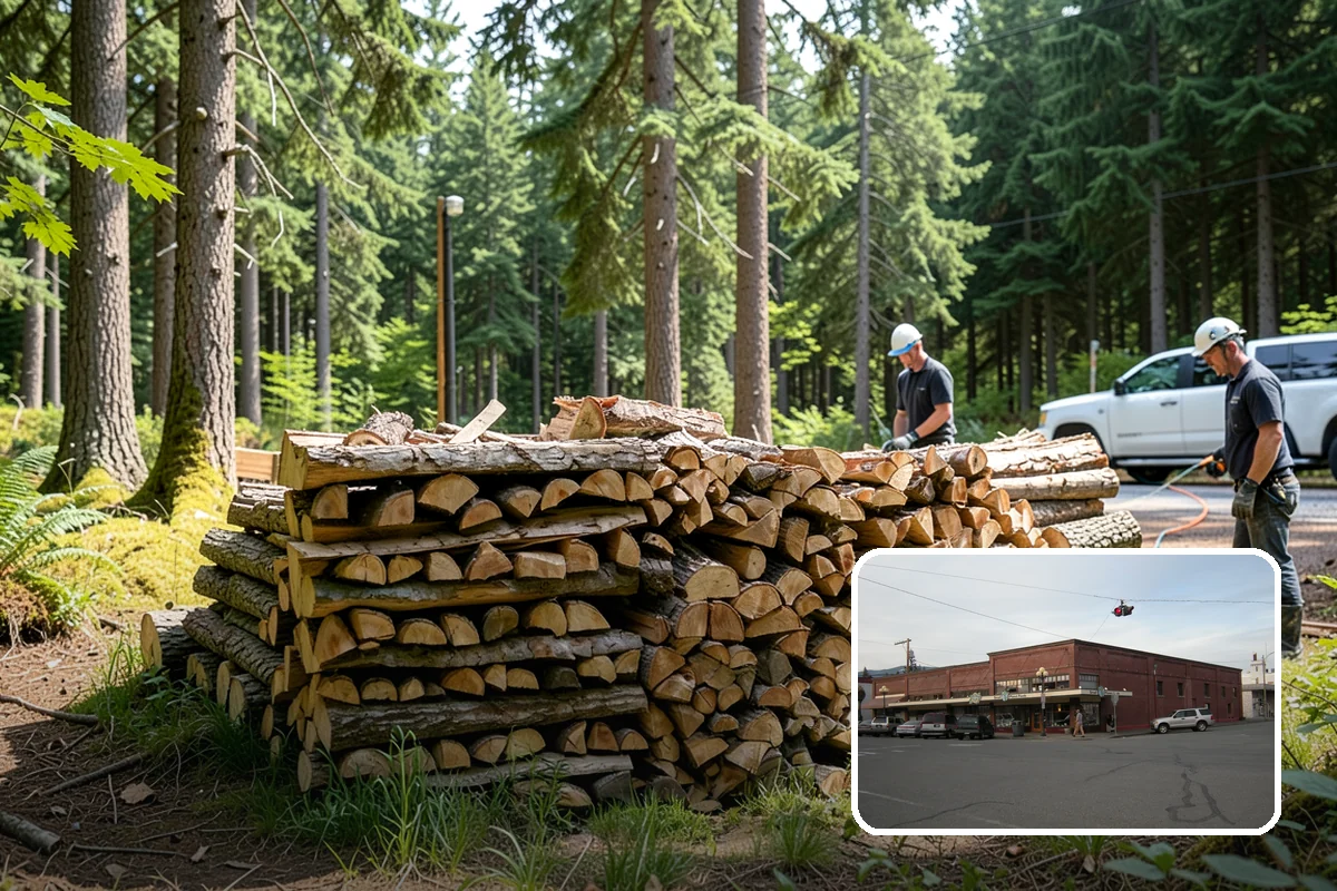 Winter Firewood Delivery in Sedro-Woolley, Skagit County, WA - Keeps your rack stocked through the coldest months