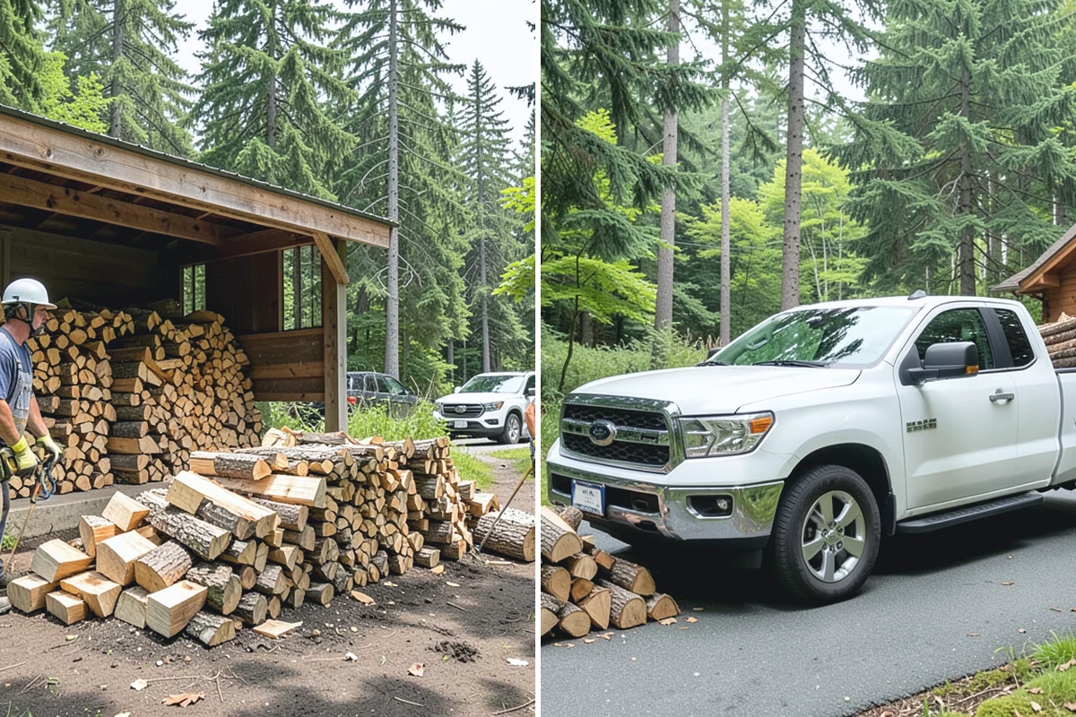 Winter Firewood Delivery in Skykomish, King County, WA - Set up your winter delivery quantity and schedule