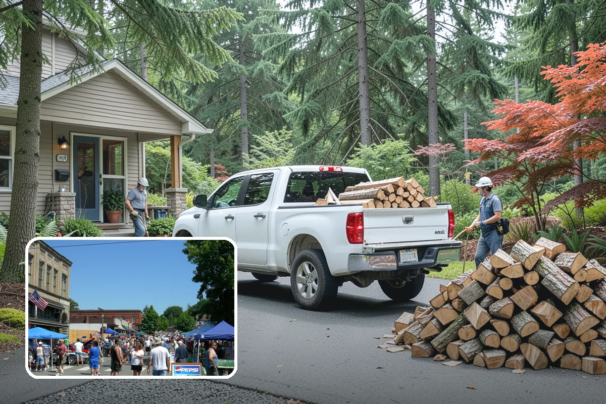 Winter Firewood Delivery in Snohomish, Snohomish County, WA - Keeps your rack stocked through the coldest months
