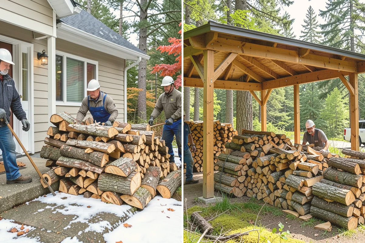 Winter Firewood Delivery in Snohomish, Snohomish County, WA - Set up your winter delivery quantity and schedule