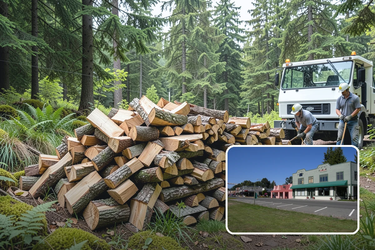 Winter Firewood Delivery in Snoqualmie, King County, WA - Keeps your rack stocked through the coldest months