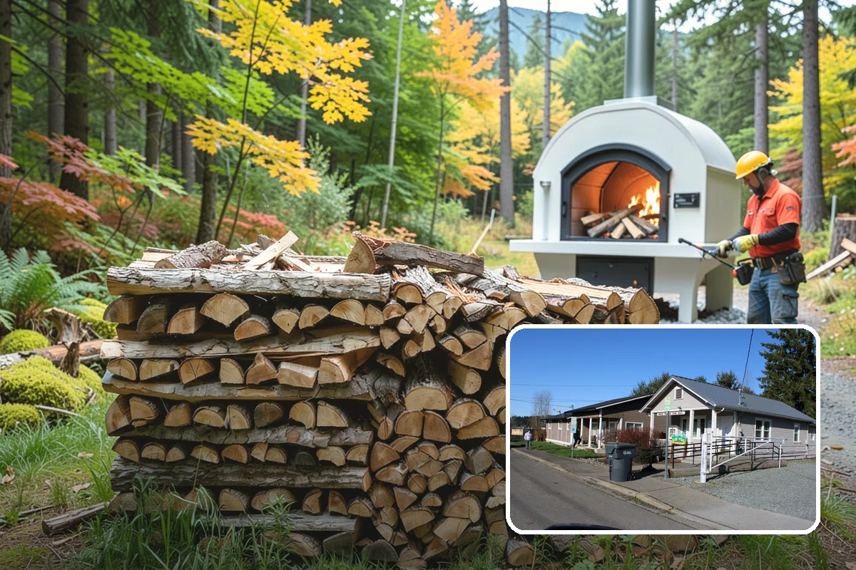 Winter Firewood Delivery in South Prairie, Pierce County, WA - Keeps your rack stocked through the coldest months