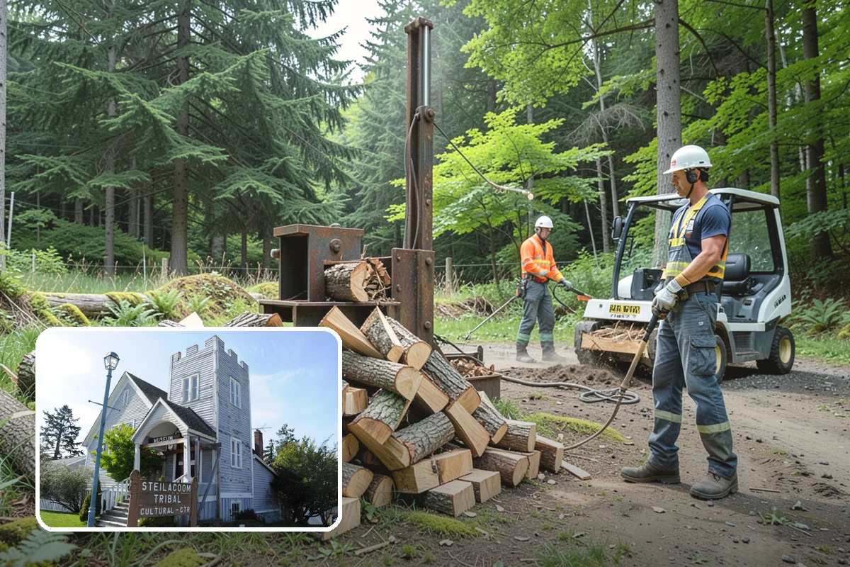 Winter Firewood Delivery in Steilacoom, Pierce County, WA - Keeps your rack stocked through the coldest months