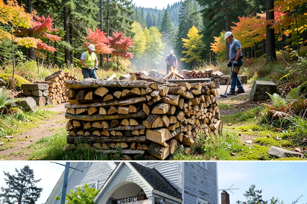 Winter Firewood Delivery in Steilacoom, Pierce County, WA - This is our peak season from the first hard cold through late winter, so booking early locks in dependable resupply.