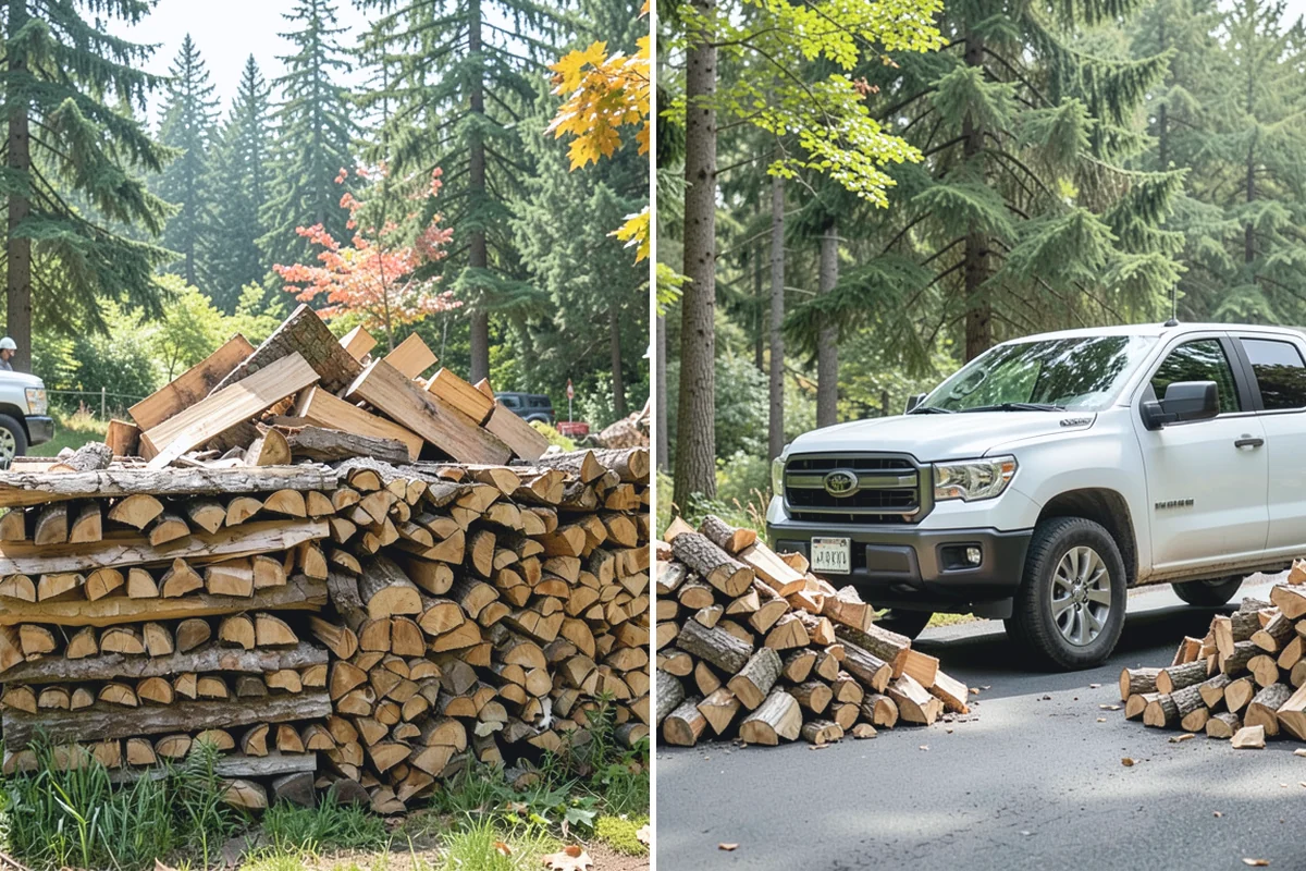 Winter Firewood Delivery in Sumner, Pierce County, WA - Set up your winter delivery quantity and schedule