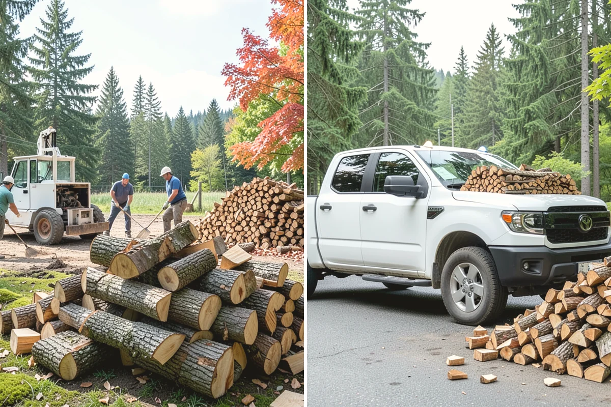 Winter Firewood Delivery in University Place, Pierce County, WA - Set up your winter delivery quantity and schedule