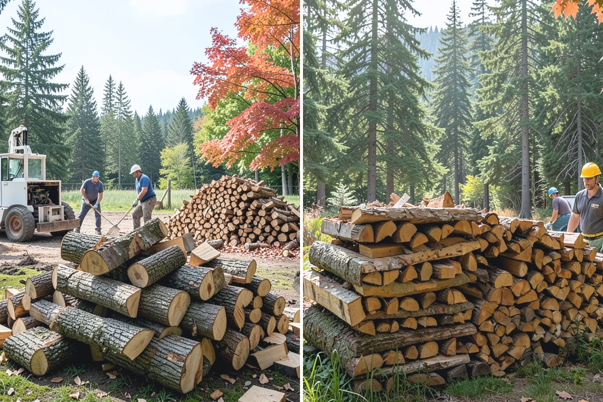 Winter Firewood Delivery in Wilkeson, Pierce County, WA - Set up your winter delivery quantity and schedule