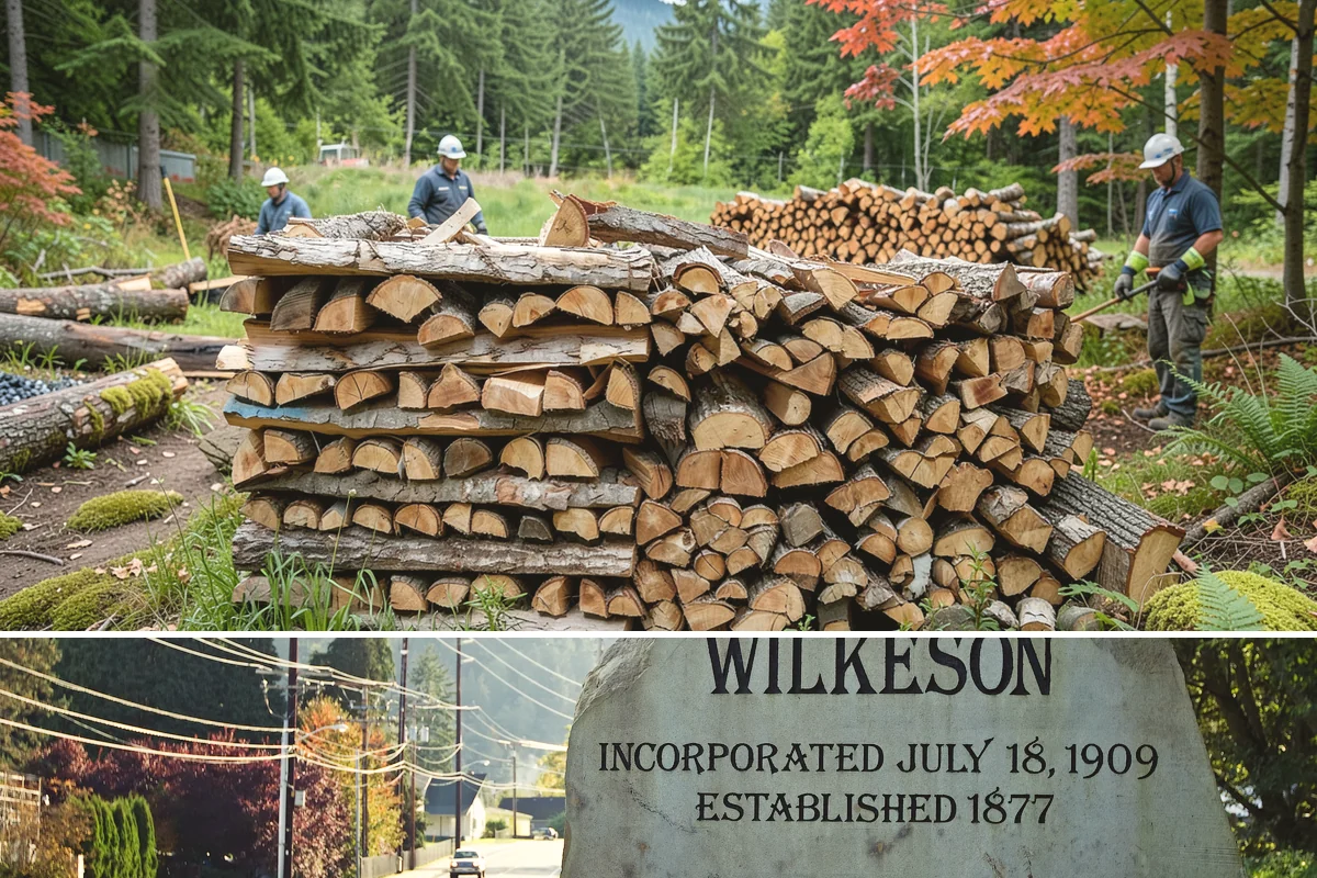 Winter Firewood Delivery in Wilkeson, Pierce County, WA - This is our peak season from the first hard cold through late winter, so booking early locks in dependable resupply.