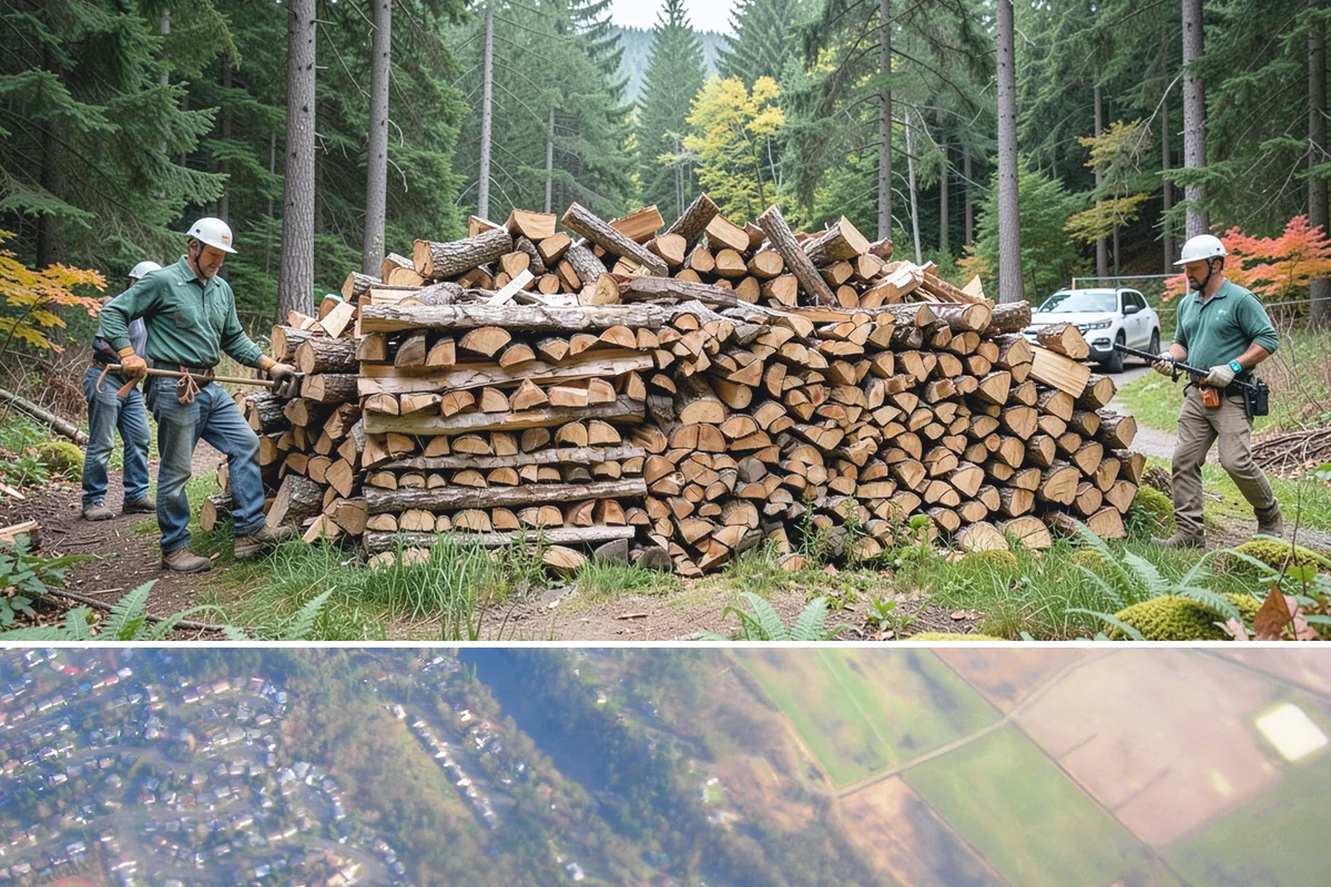Winter-Ready Firewood in Algona, King County, WA - Order in early fall so your supply is stacked and protected before winter storms arrive.