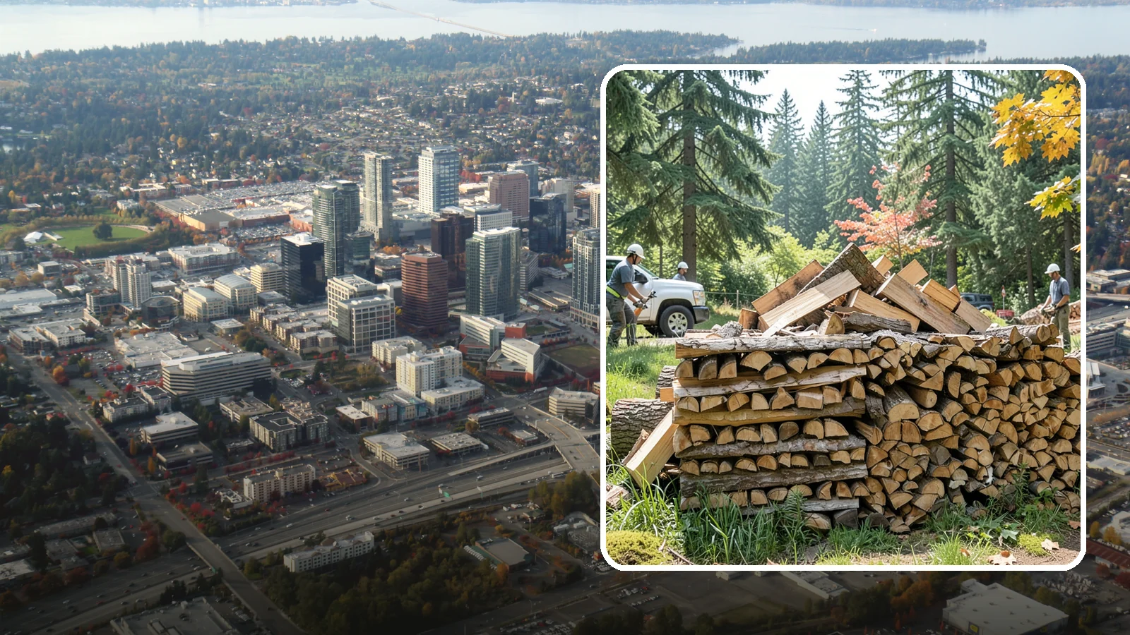 Winter-Ready Firewood in Bellevue, King County, WA - Cold-weather firewood cured and packaged to perform through the wettest winter months.