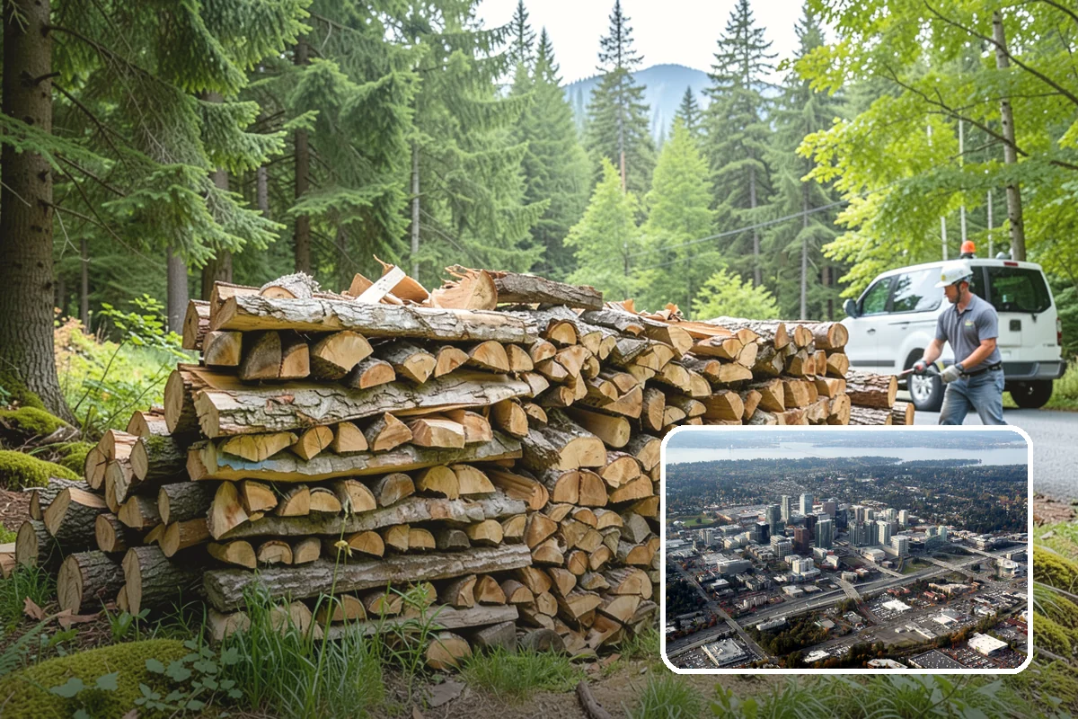 Winter-Ready Firewood in Bellevue, King County, WA - Cured for reliable cold-weather heat