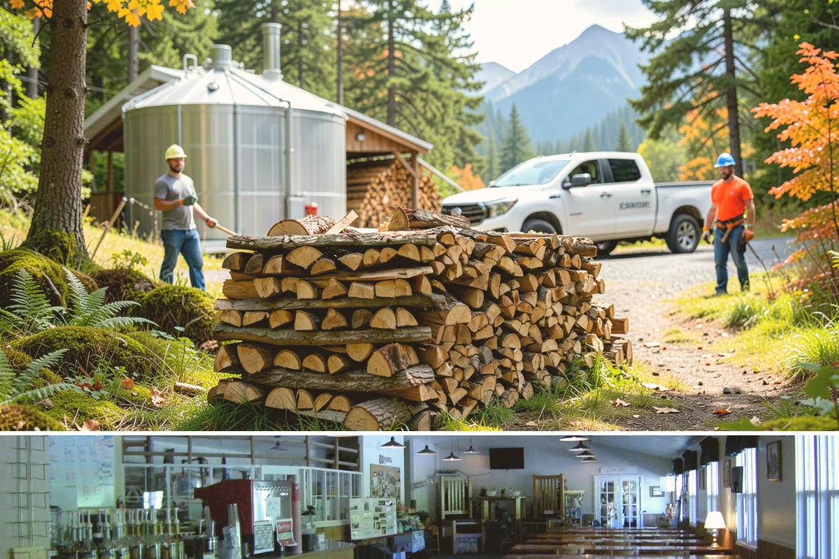 Winter-Ready Firewood in Black Diamond, King County, WA - Order in early fall so your supply is stacked and protected before winter storms arrive.