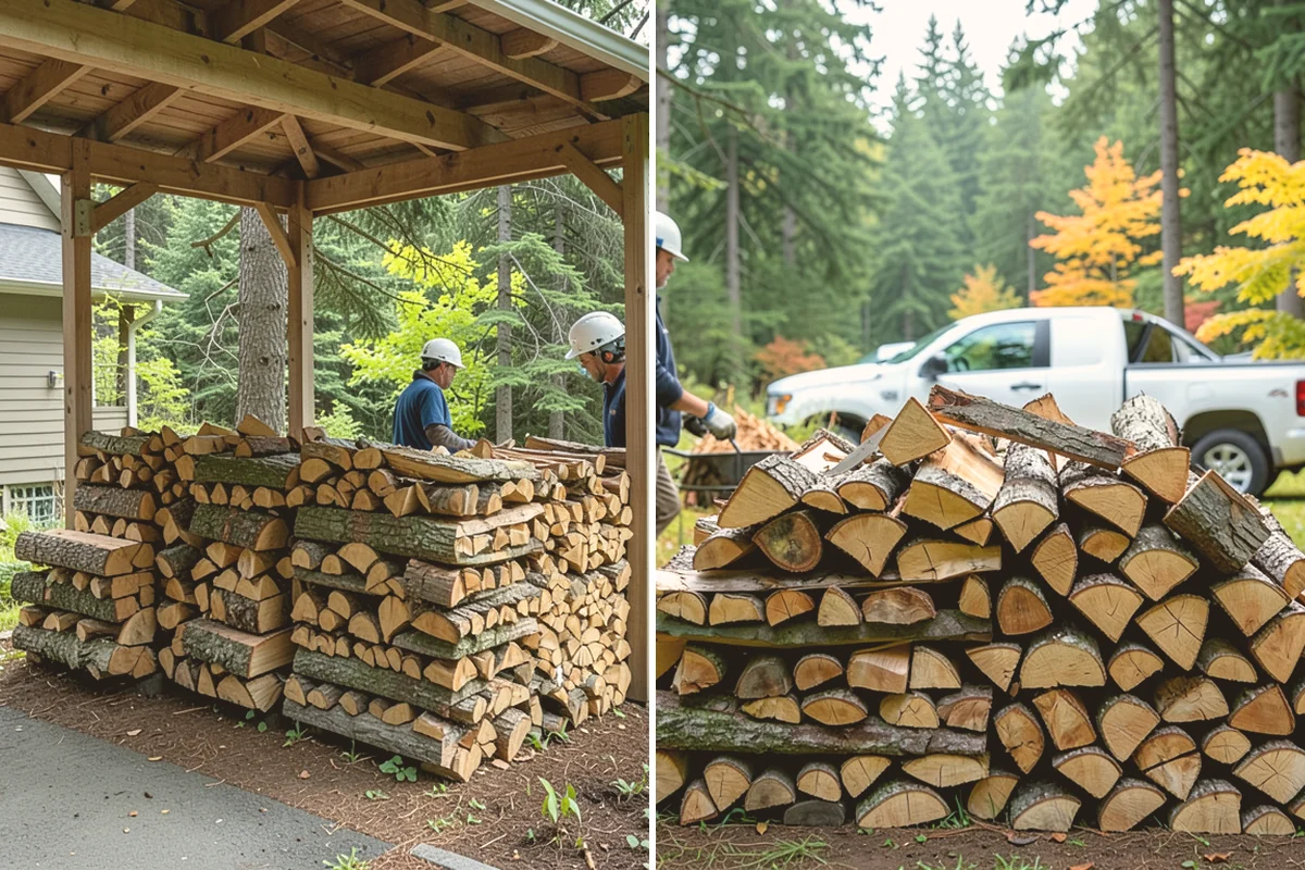 Winter-Ready Firewood in Bothell, King County, WA - We select well-cured, high-heat wood
