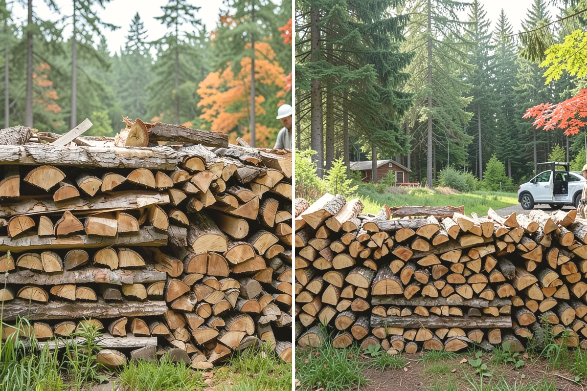 Winter-Ready Firewood in Burien, King County, WA - We select well-cured, high-heat wood