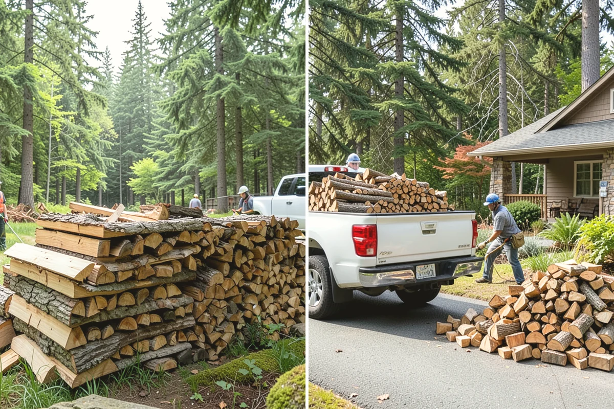 Winter-Ready Firewood in Carnation, King County, WA - We select well-cured, high-heat wood