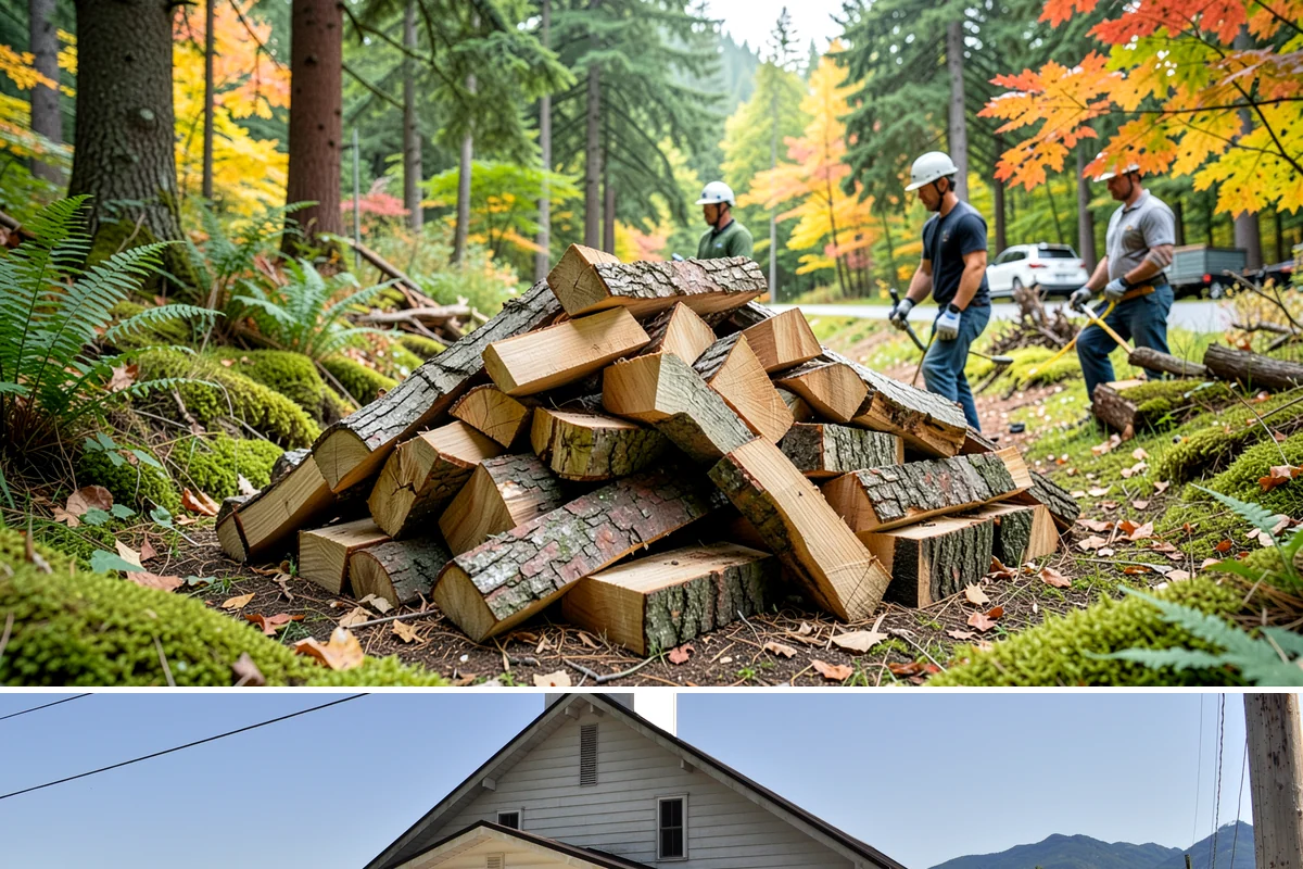 Winter-Ready Firewood in Concrete, Skagit County, WA - Order in early fall so your supply is stacked and protected before winter storms arrive.