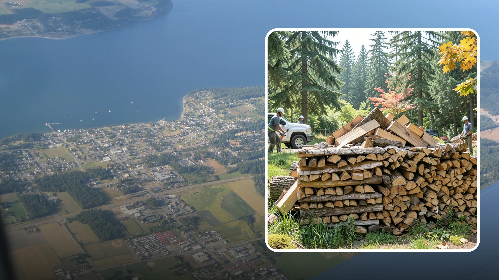 Winter-Ready Firewood in Coupeville, Island County, WA - Cold-weather firewood cured and packaged to perform through the wettest winter months.
