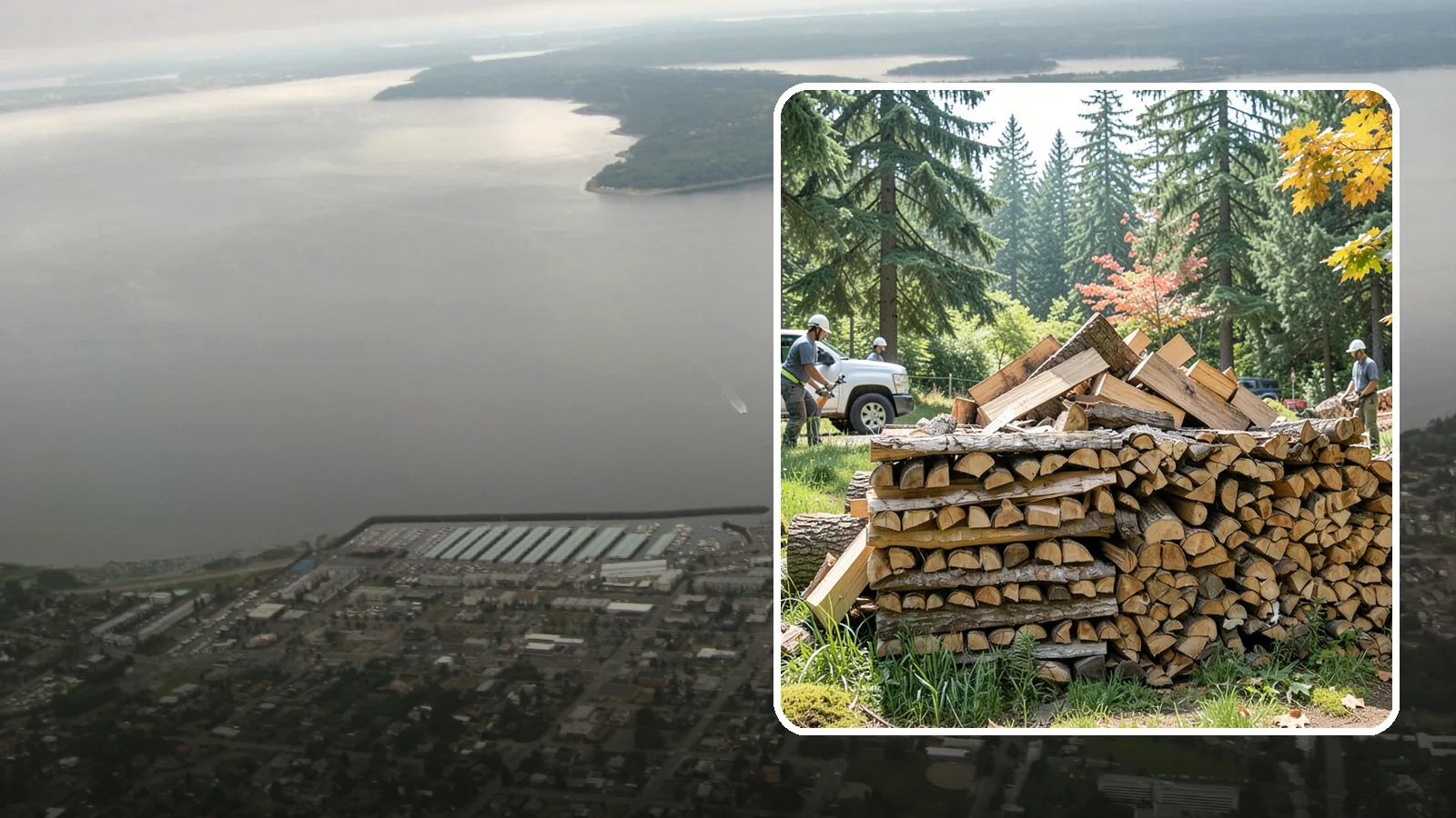 Winter-Ready Firewood in Des Moines, King County, WA - Cold-weather firewood cured and packaged to perform through the wettest winter months.
