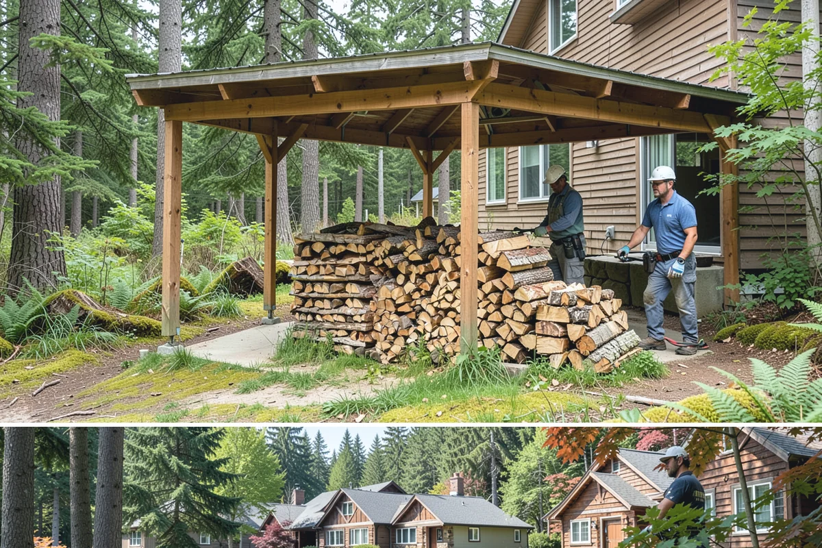 Winter-Ready Firewood in Edgewood, Pierce County, WA - Order in early fall so your supply is stacked and protected before winter storms arrive.