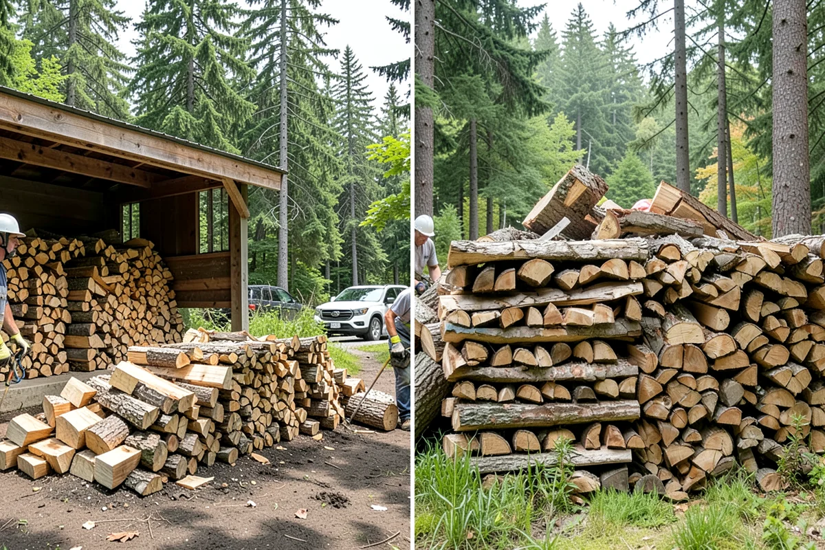 Winter-Ready Firewood in Enumclaw, King County, WA - We select well-cured, high-heat wood