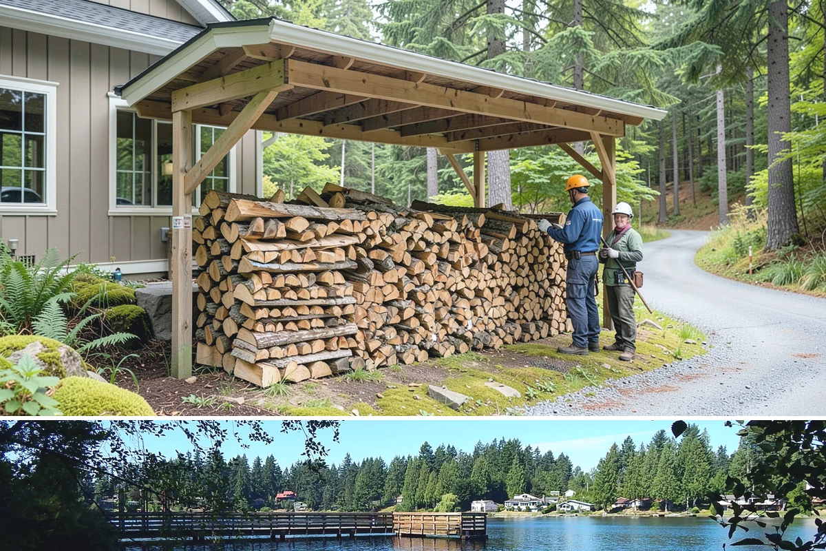 Winter-Ready Firewood in Federal Way, King County, WA - Order in early fall so your supply is stacked and protected before winter storms arrive.