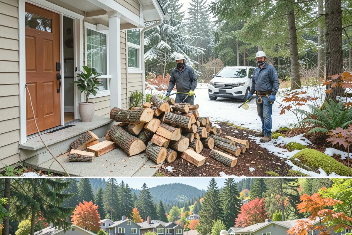 Winter-Ready Firewood in Fircrest, Pierce County, WA - Order in early fall so your supply is stacked and protected before winter storms arrive.