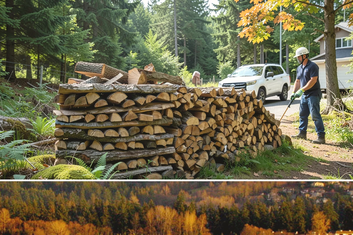 Winter-Ready Firewood in Kenmore, King County, WA - Order in early fall so your supply is stacked and protected before winter storms arrive.
