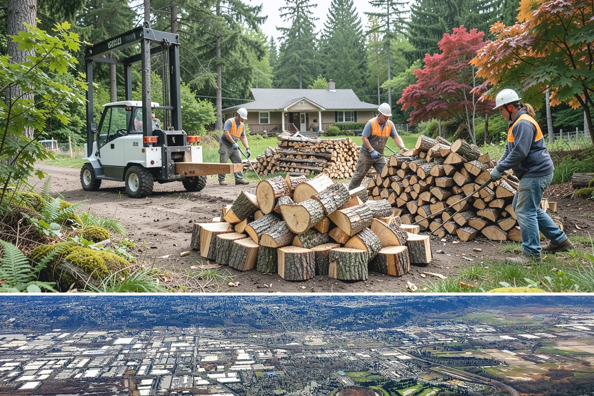 Winter-Ready Firewood in Kent, King County, WA - Order in early fall so your supply is stacked and protected before winter storms arrive.