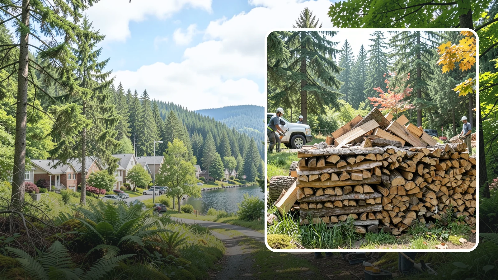 Winter-Ready Firewood in Lake Forest Park, King County, WA - Cold-weather firewood cured and packaged to perform through the wettest winter months.