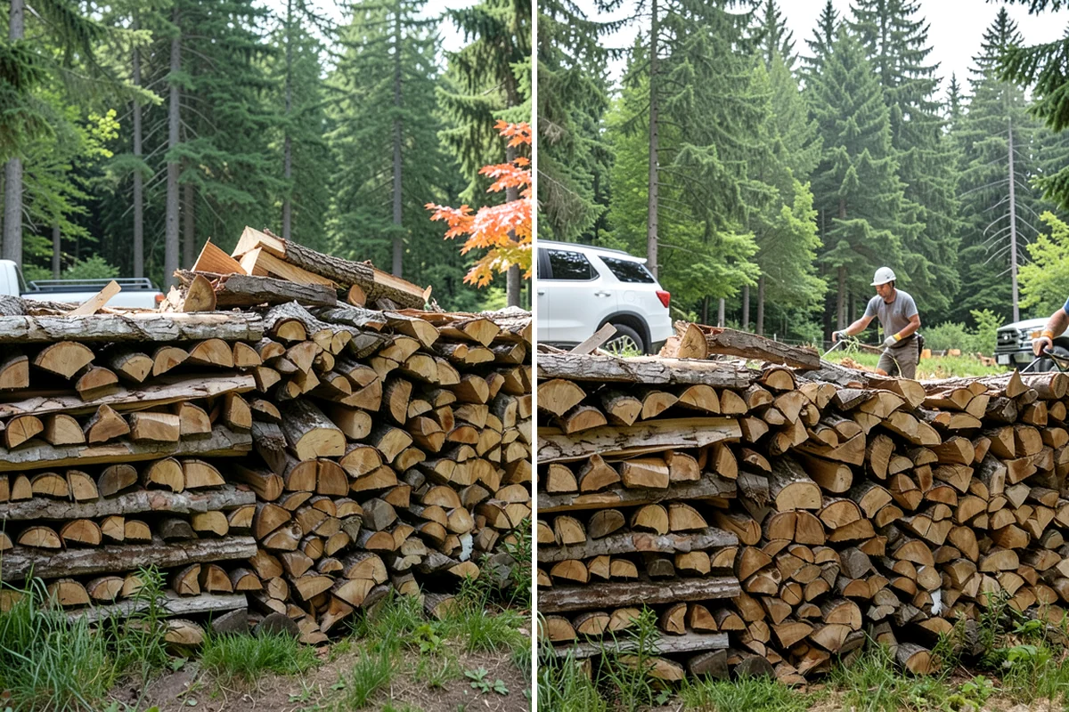 Winter-Ready Firewood in Lake Forest Park, King County, WA - We select well-cured, high-heat wood
