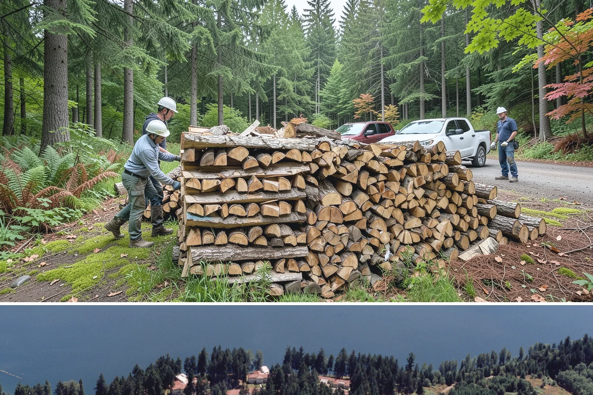 Winter-Ready Firewood in Lakewood, Pierce County, WA - Order in early fall so your supply is stacked and protected before winter storms arrive.
