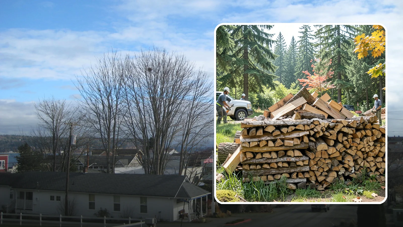 Winter-Ready Firewood in Langley, Island County, WA - Cold-weather firewood cured and packaged to perform through the wettest winter months.