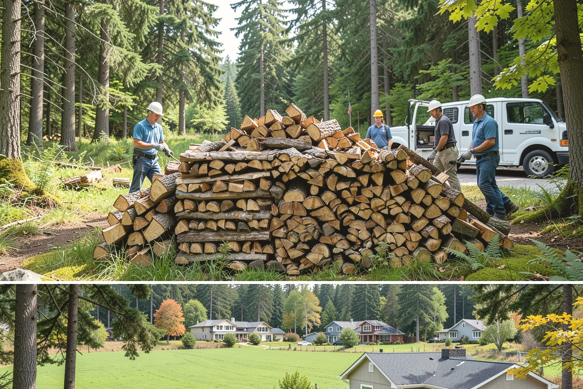 Winter-Ready Firewood in Lyman, Skagit County, WA - Order in early fall so your supply is stacked and protected before winter storms arrive.